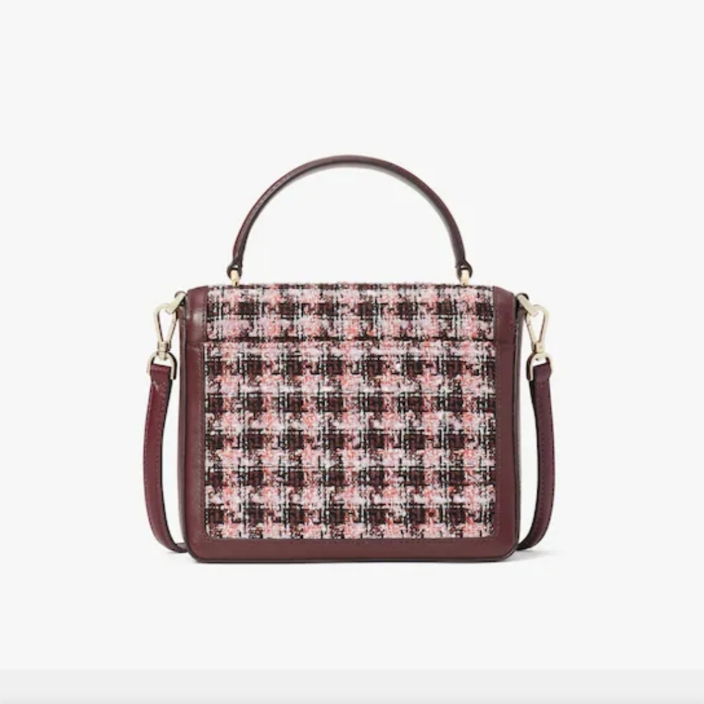 Kate ♠️ Spade  Reegan Top Handle Tweed Crossbody - Picture 15 of 16